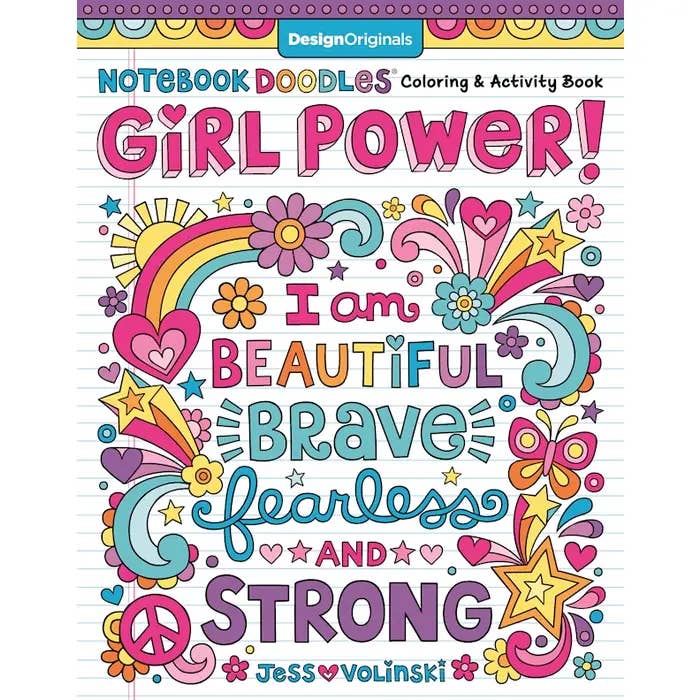 Notebook Doodles - Girl Power! - HoneyBug 