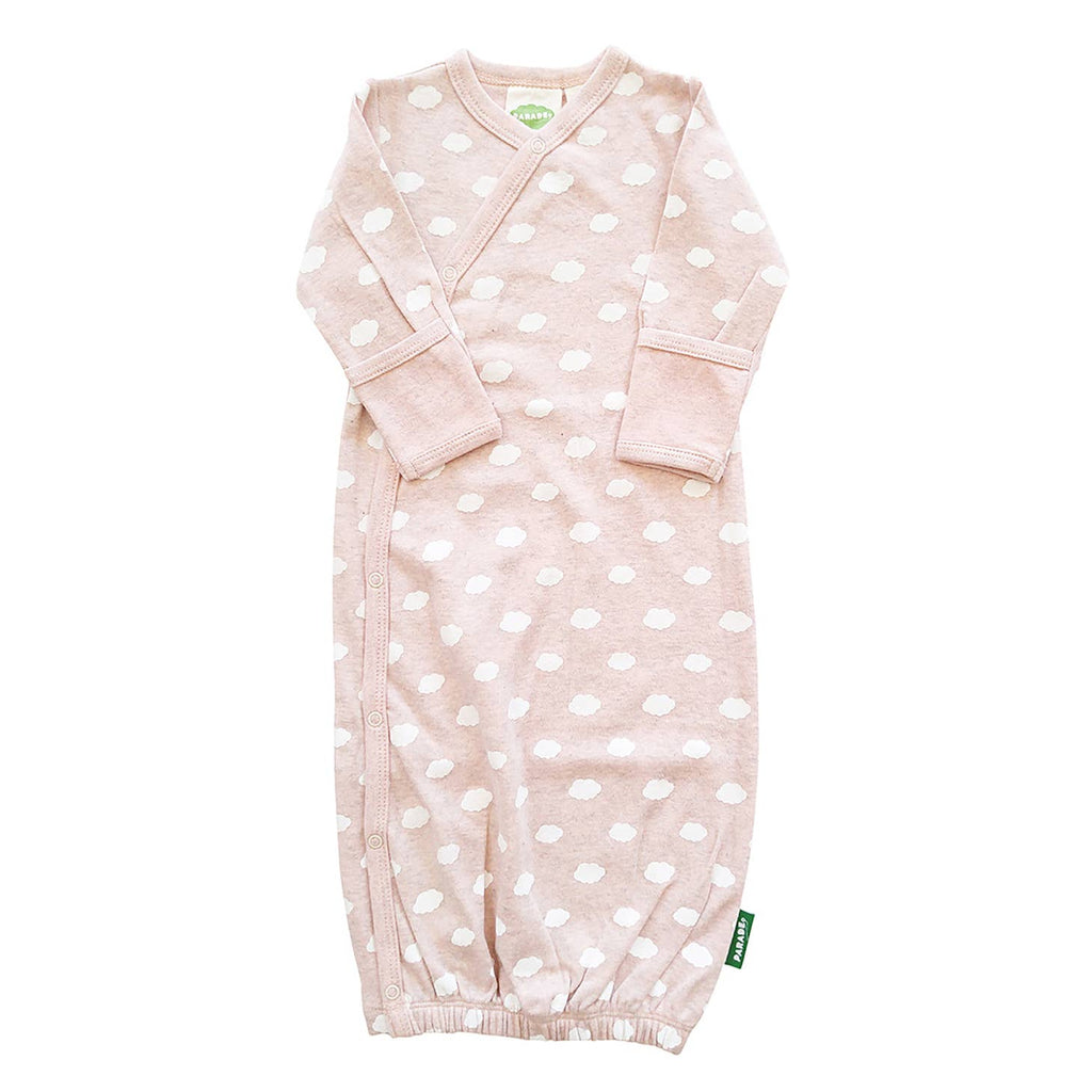 Organic Gown - Clouds Pink - HoneyBug 