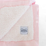 Classic Satin Border Blanket - Pink