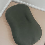 Moss Ribbed Baby Lounger Cover