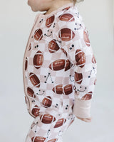 Bamboo Zip Romper | Game Day - HoneyBug 