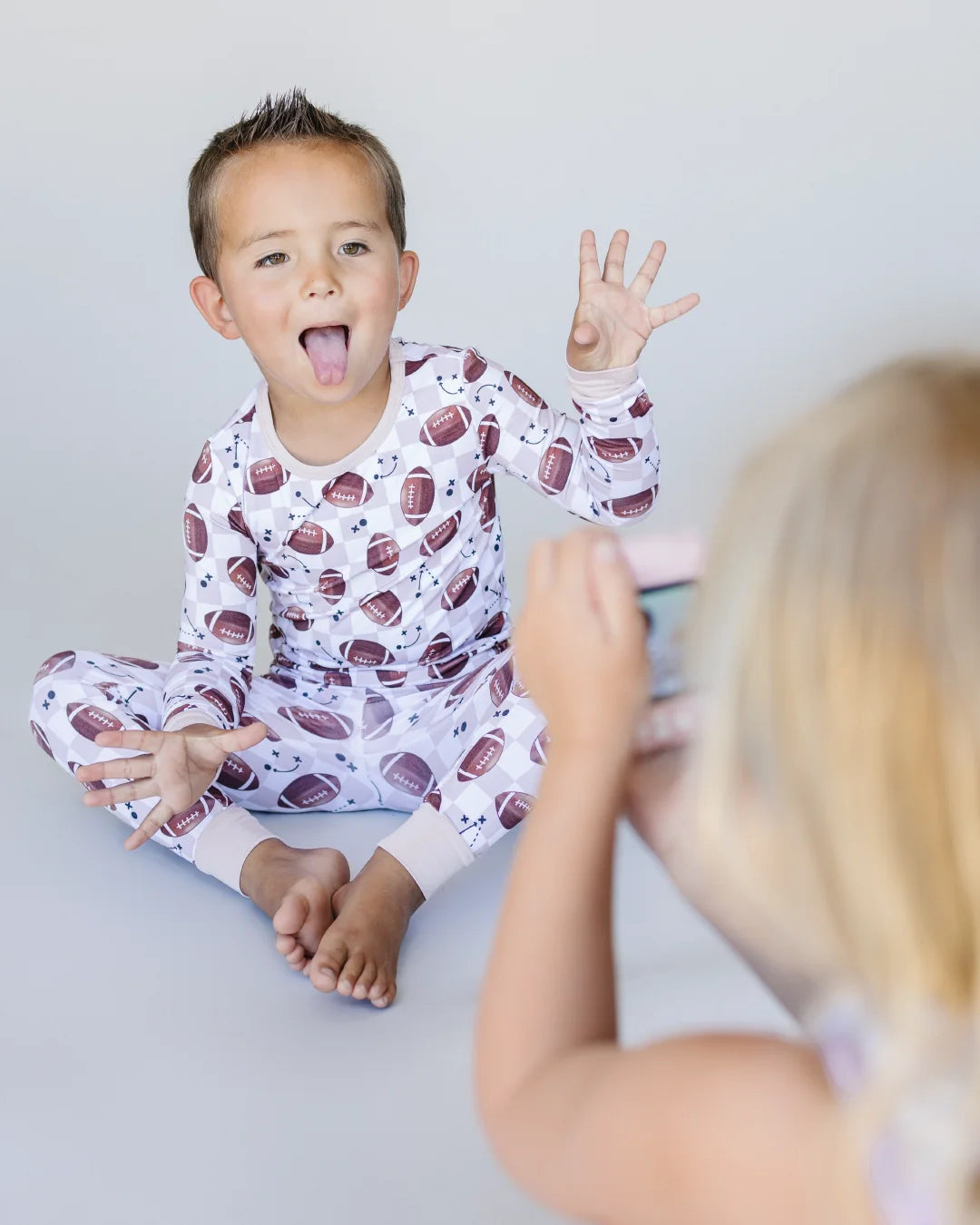 Bamboo Two Piece Set | Game Day - HoneyBug 