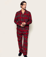 Men's Brushed Twill Pajama Set in Imperial Tartan - HoneyBug 