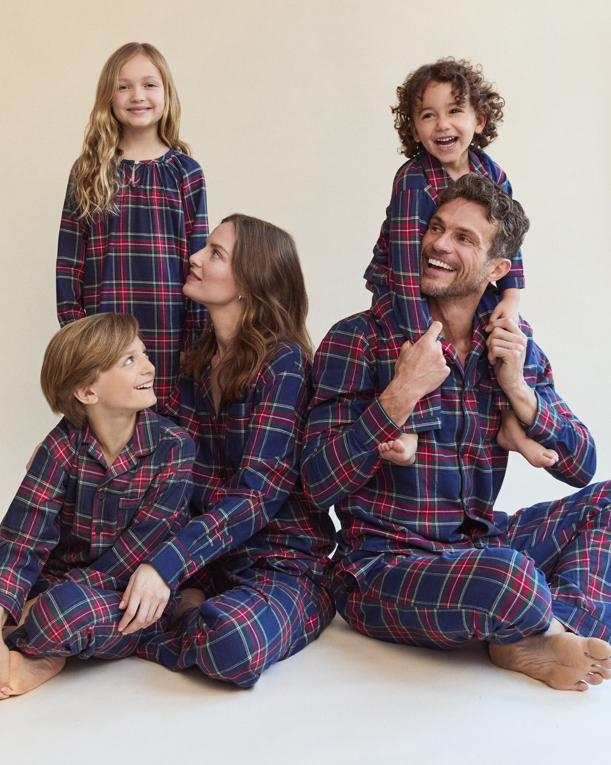 Men's Brushed Twill Pajama Set in Windsor Tartan - HoneyBug 