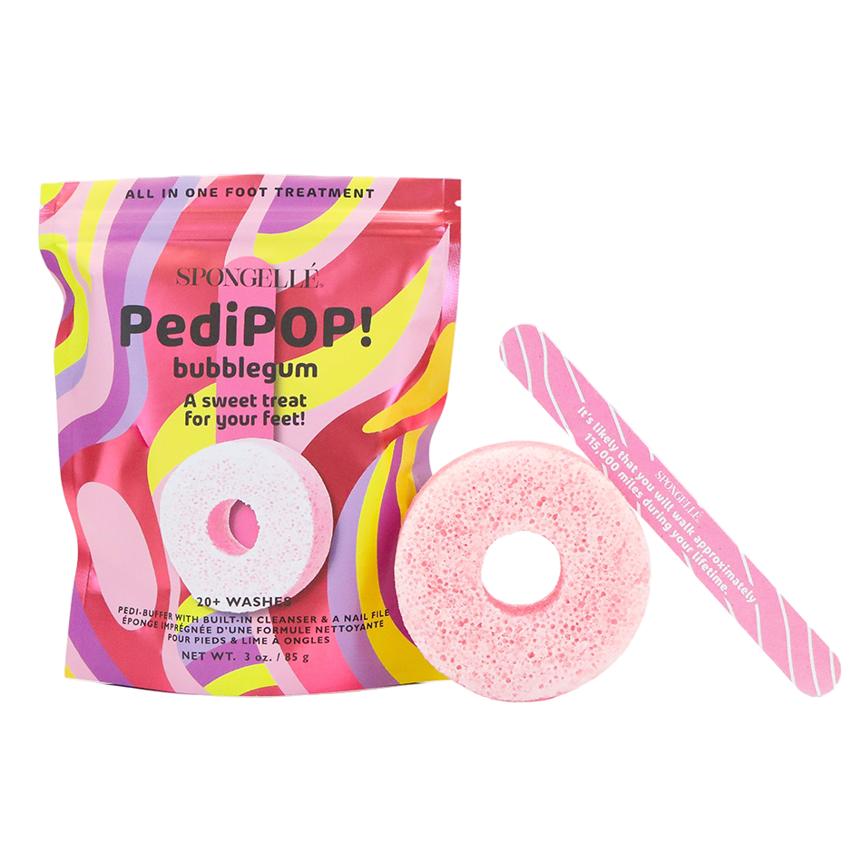 Bubblegum | PediPOP! Pedi Buffer & Nail File - HoneyBug 