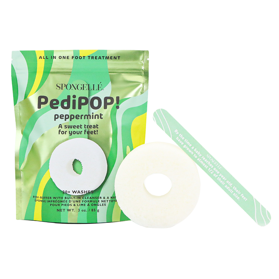 Peppermint | PediPOP! Pedi Buffer & Nail File - HoneyBug 