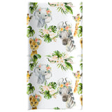 Changing Pad Cover- Africa Animals - HoneyBug 