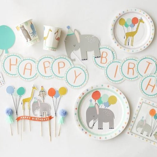 Party Animal - Birthday Party Supplies in a Box - HoneyBug 