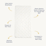 Organic Changing Pad Cover - Dotty - HoneyBug 