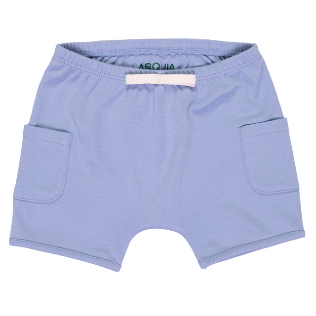 100% Peruvian Pima Cotton Shorts in Chambray Blue - HoneyBug 