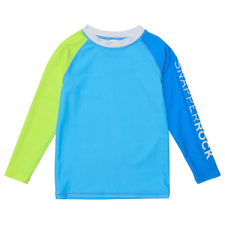Citron Splash Colorblock LS Rash Top - HoneyBug 