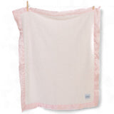 Classic Satin Border Blanket - Pink
