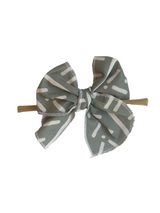 Sailor Bow Baby Girl Nylon Headband Bow Clips
