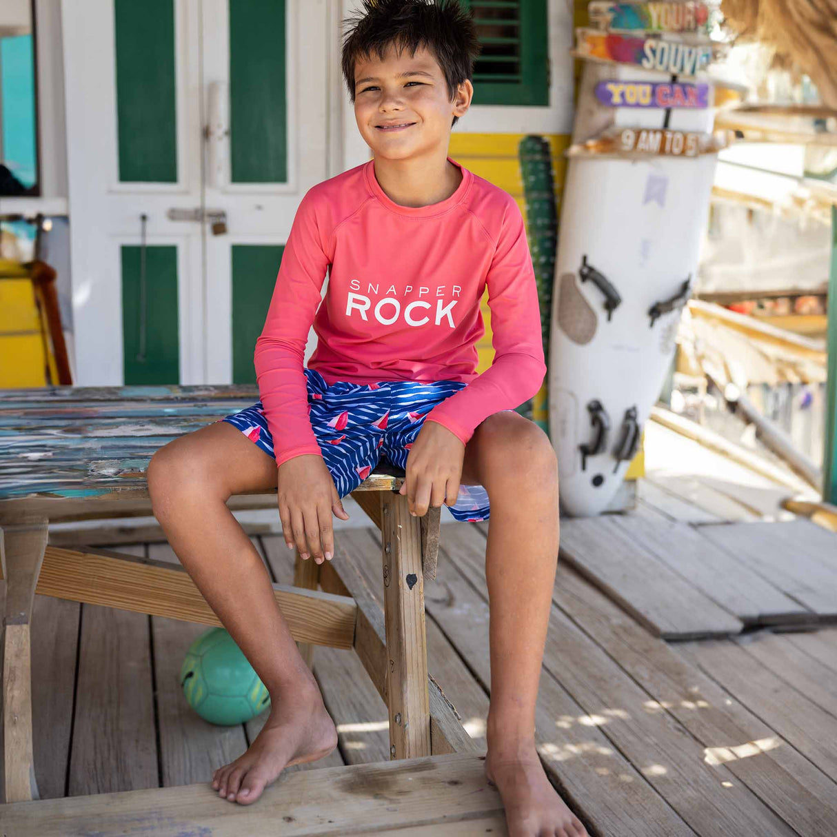 Sailboat Rock Swim Short - HoneyBug 