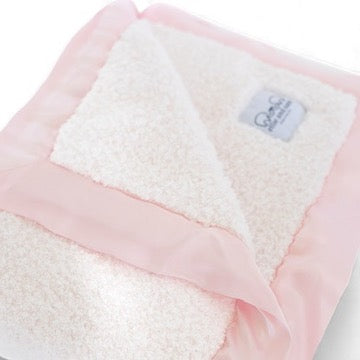 Classic Satin Border Blanket - Pink