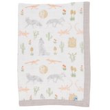 Cotton Muslin Baby Quilt - Desert Night - HoneyBug 