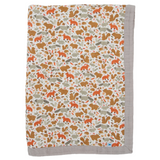 Cotton Muslin Baby Quilt - Fall Friends - HoneyBug 