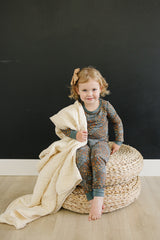 Cream Lace Muslin Quilt - HoneyBug 