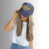 Mother Hat - Embroidered Trucker Hat - Navy - HoneyBug 