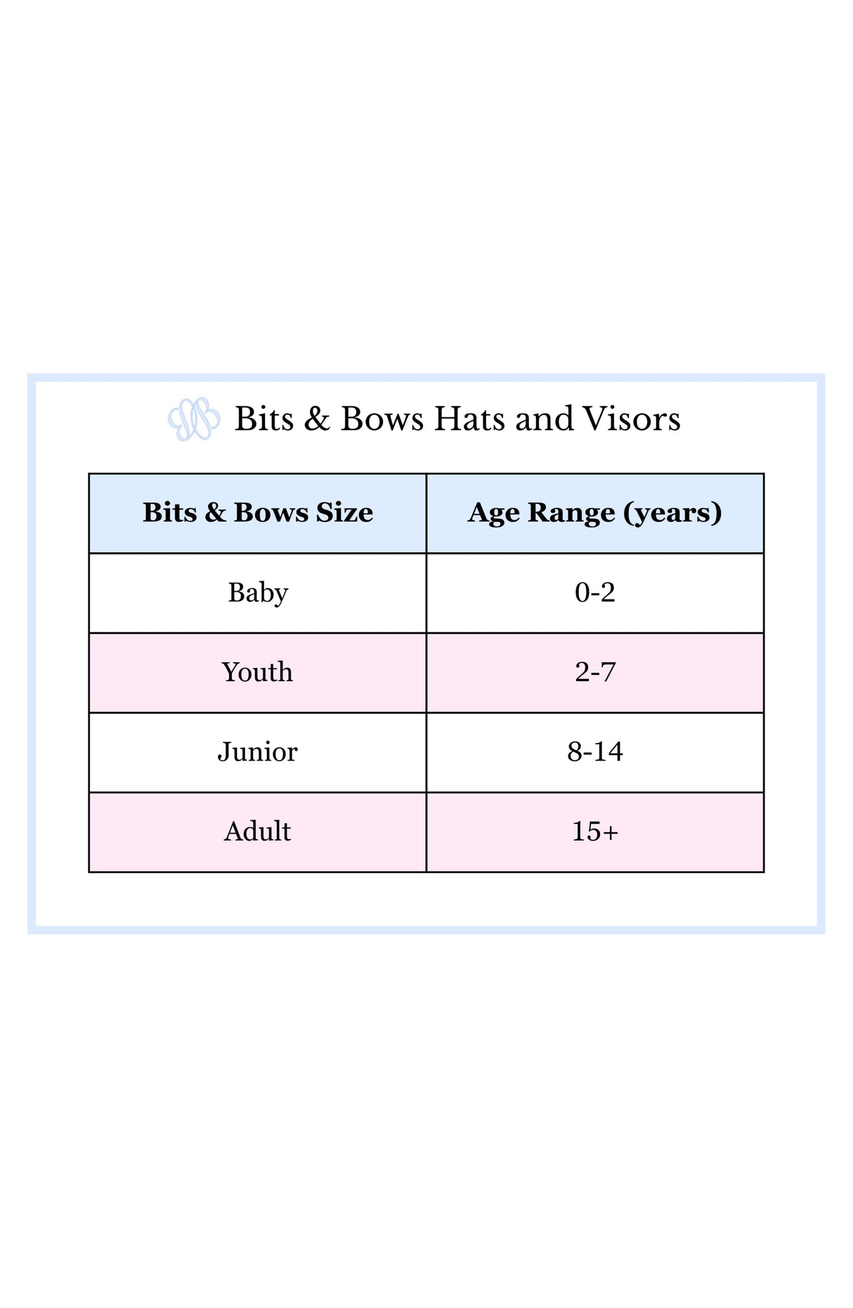 Sister Bow Baseball Hat (Baby, Youth)