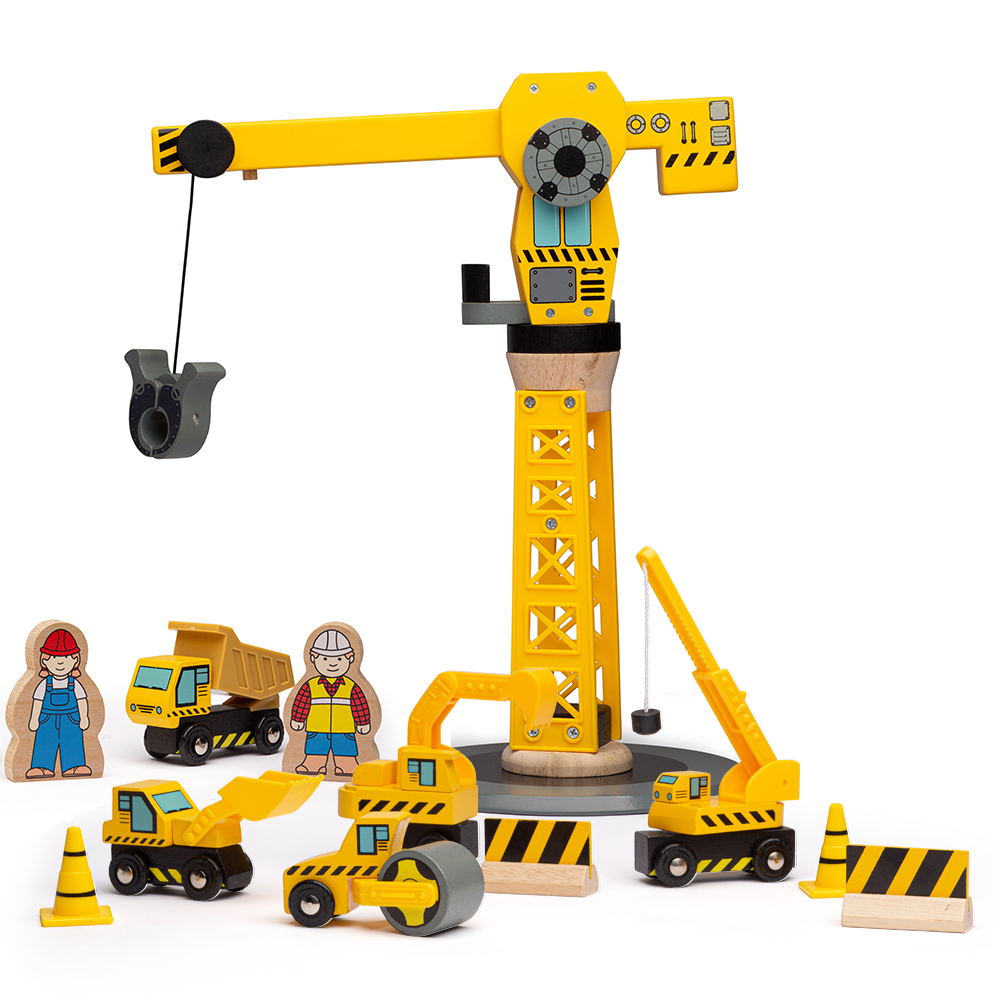Big Crane Construction Set - HoneyBug 