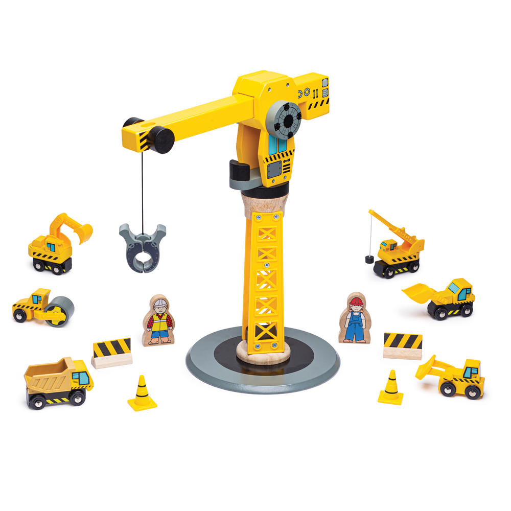 Big Crane Construction Set - HoneyBug 