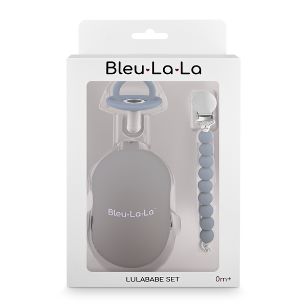 Gift Set - Lulababe Pacifier, Clip, and Case Gift Set - HoneyBug 