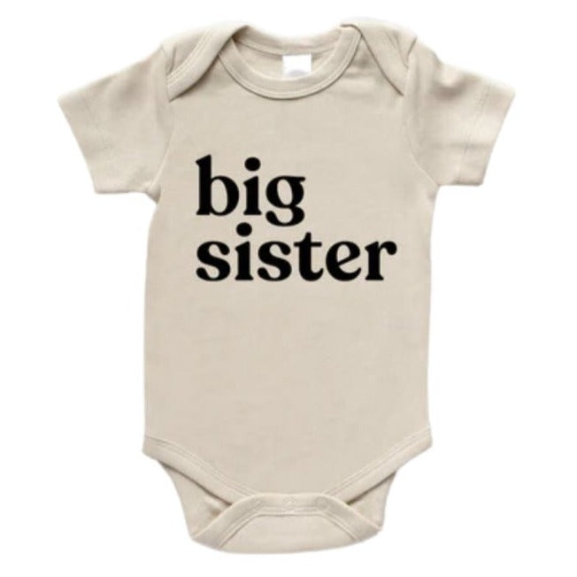 Big Sister Organic Baby Bodysuit - HoneyBug 