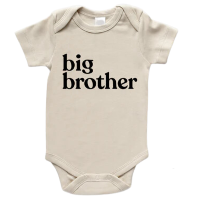 Big Brother Organic Baby Bodysuit - HoneyBug 