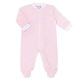 Pink Bubble Zipper Footie - HoneyBug 