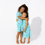 Baby Shark Bamboo Kids Pajama Short Set - HoneyBug 