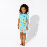 Baby Shark Bamboo Kids Pajama Short Set - HoneyBug 