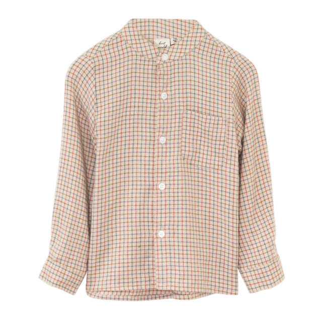 Shirt | Beige Country Check - HoneyBug 