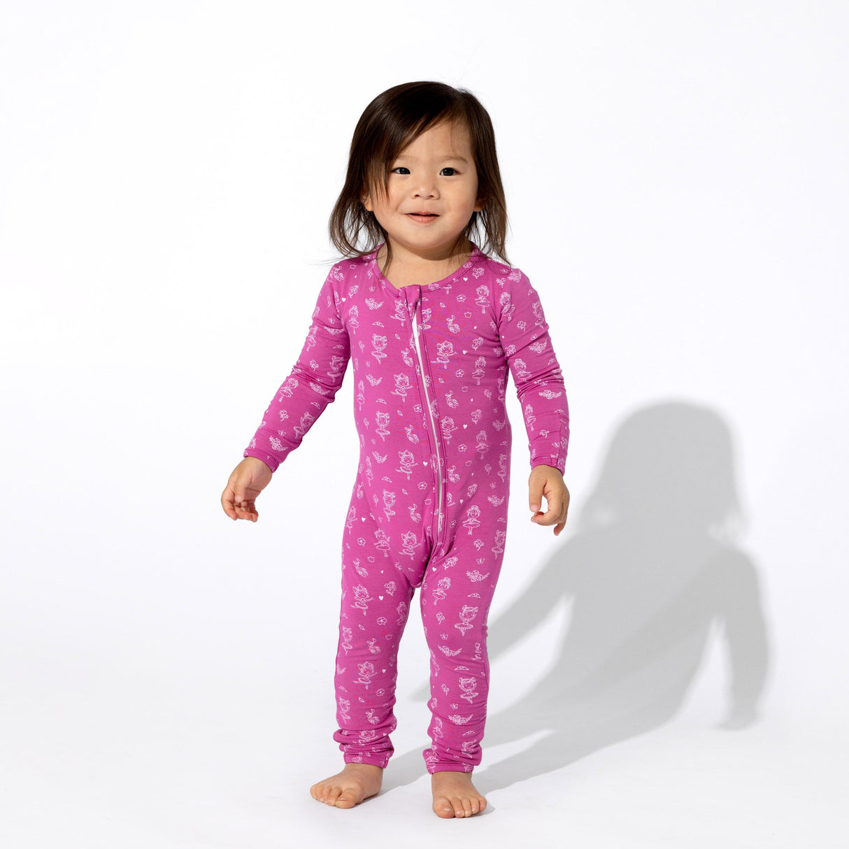 Ballerina Bamboo Convertible Footie - HoneyBug 