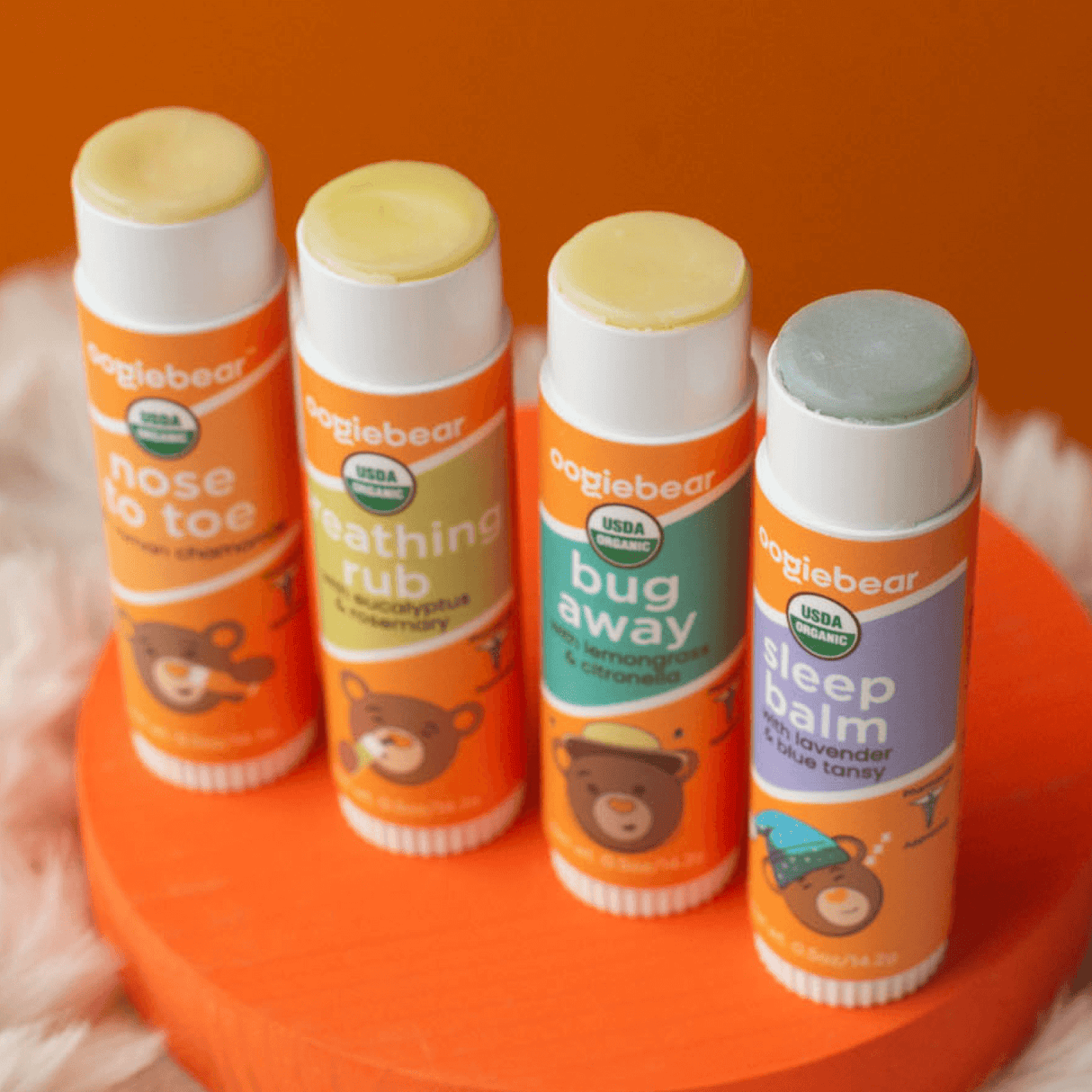 oogiebear 4-pack balm collection