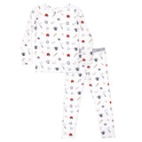 Baseball Bamboo Kids Pajamas - HoneyBug 