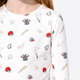 Baseball Bamboo Kids Pajamas - HoneyBug 