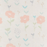 Sealy Baby Soft Storage - Coral and Blossoms - HoneyBug 