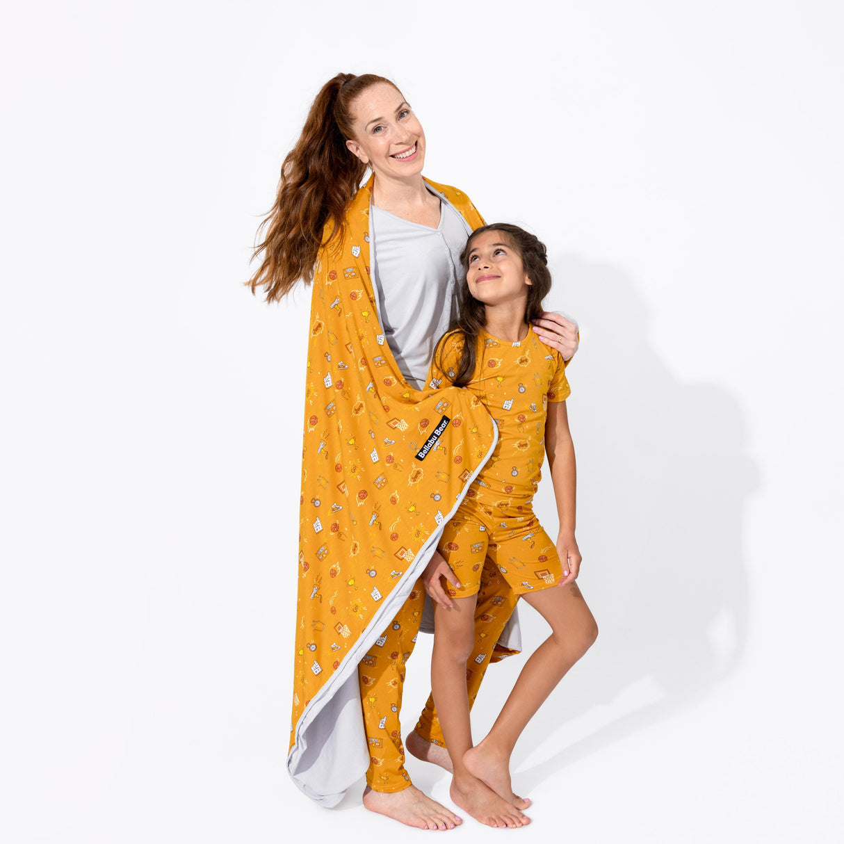 Basketball Bamboo Kids Pajama Short Set - HoneyBug 
