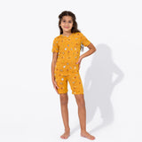 Basketball Bamboo Kids Pajama Short Set - HoneyBug 