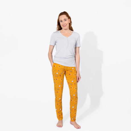 Basketball Bamboo Women's Pajama Set - HoneyBug 