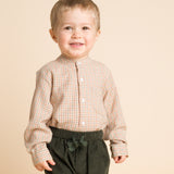 Shirt | Beige Country Check - HoneyBug 