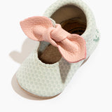 Birdie Knotted Bow Baby Shoe - HoneyBug 