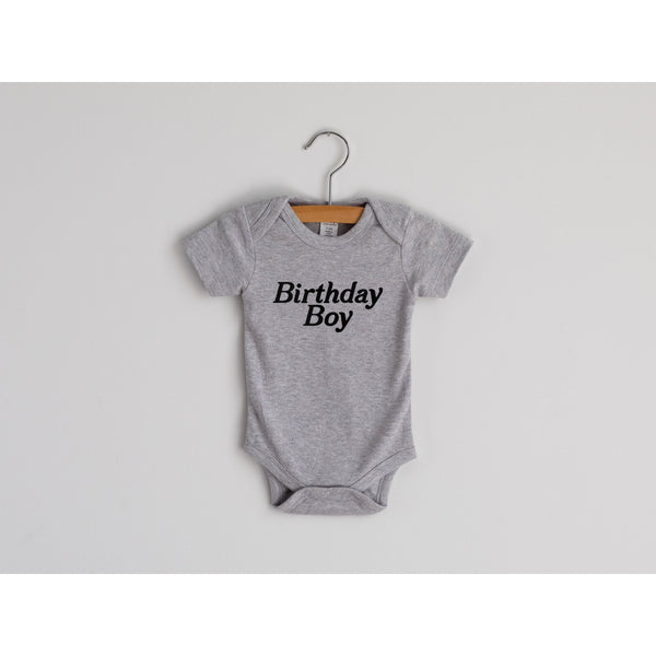 Birthday Boy Organic Baby Bodysuit - HoneyBug 
