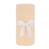Sealy Baby Knit Blanket - Camel Sand - HoneyBug 