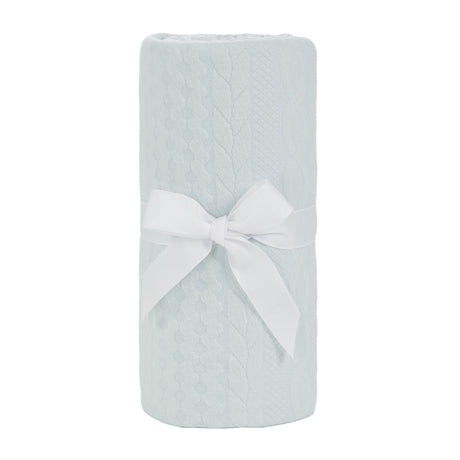 Sealy Baby Knit Blanket - Eucalyptus Mint - HoneyBug 