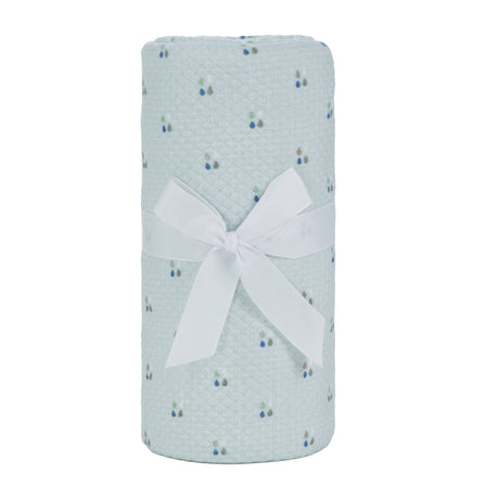 Sealy Baby Printed Knit Blanket - Drops - HoneyBug 