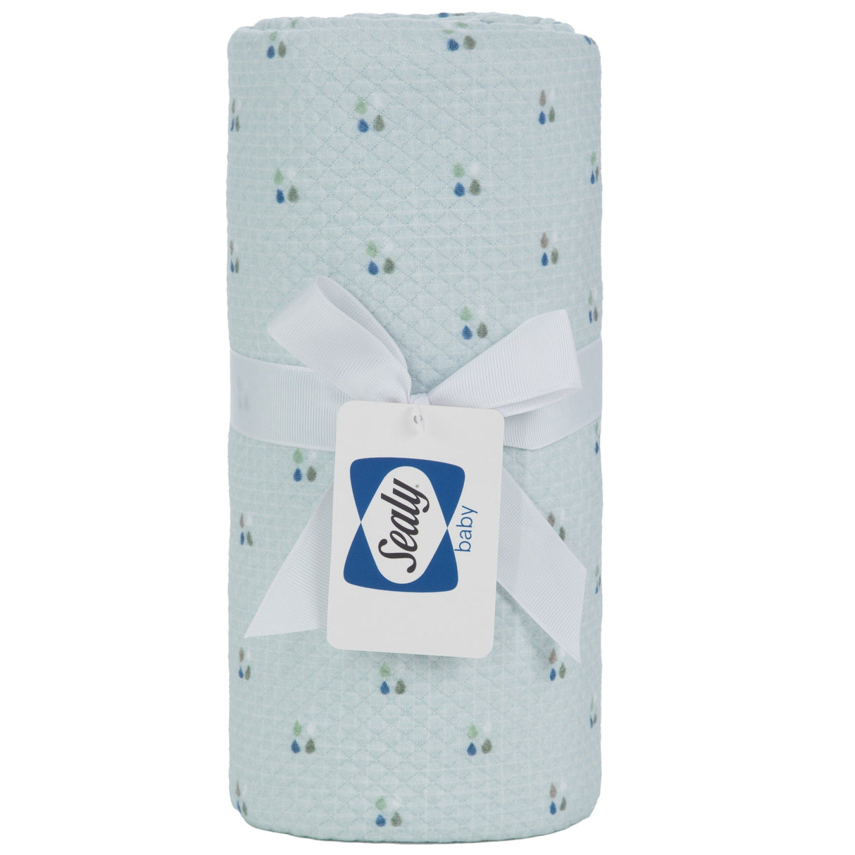 Sealy Baby Printed Knit Blanket - Drops - HoneyBug 