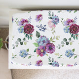 Changing Pad Cover - Blue Floral - HoneyBug 