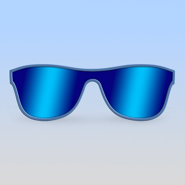 Mirrored Blue Lens / Cloudy Blue Frame Roshambo Eyewear